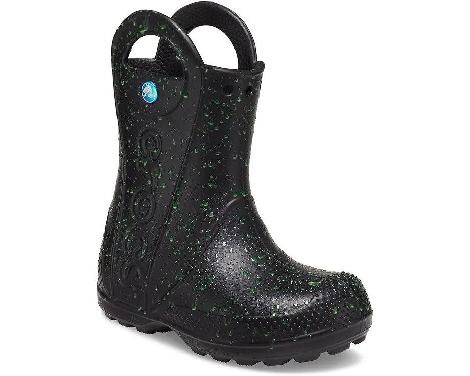 Детские резиновые сапоги Handle it Rain Boot от Crocs с радугой