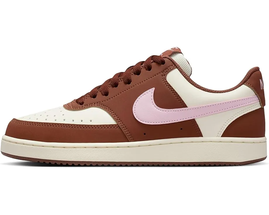 Кроссовки Nike Court Vision Low из искусственной кожи с перфорацией