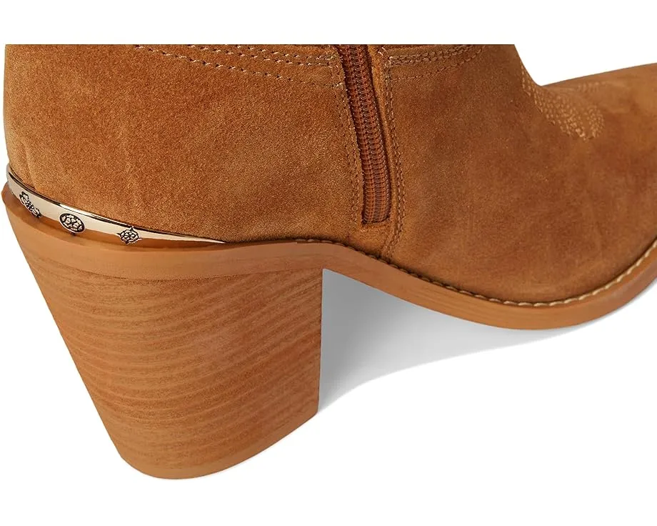 Сапоги GUESS Sashan до колена из замши с квадратным каблуком