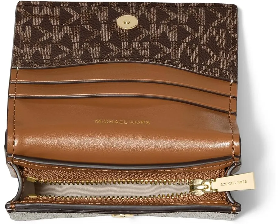 MICHAEL Michael Kors компактный кошелек Hamilton Moderne Small Compact Wallet на кнопке