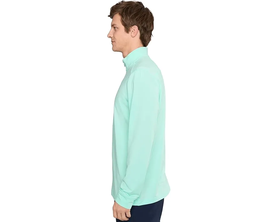 Vineyard Vines Полузип Performance Club из ткани с защитой от складок