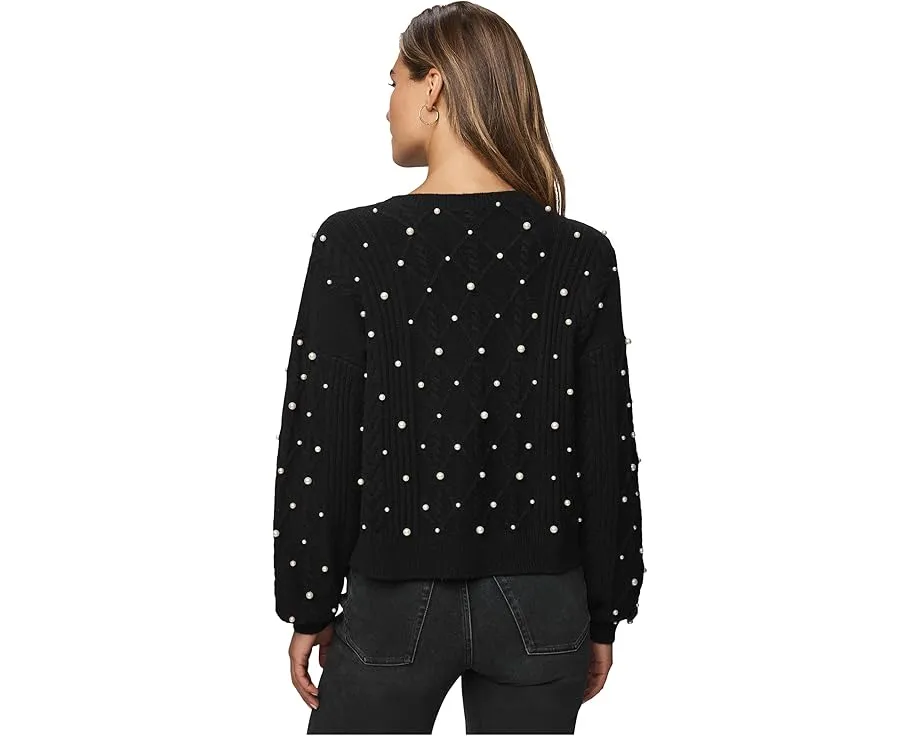 Свитер Demi Pearl с жаккардовым узором и декоративными жемчужинами Splendid