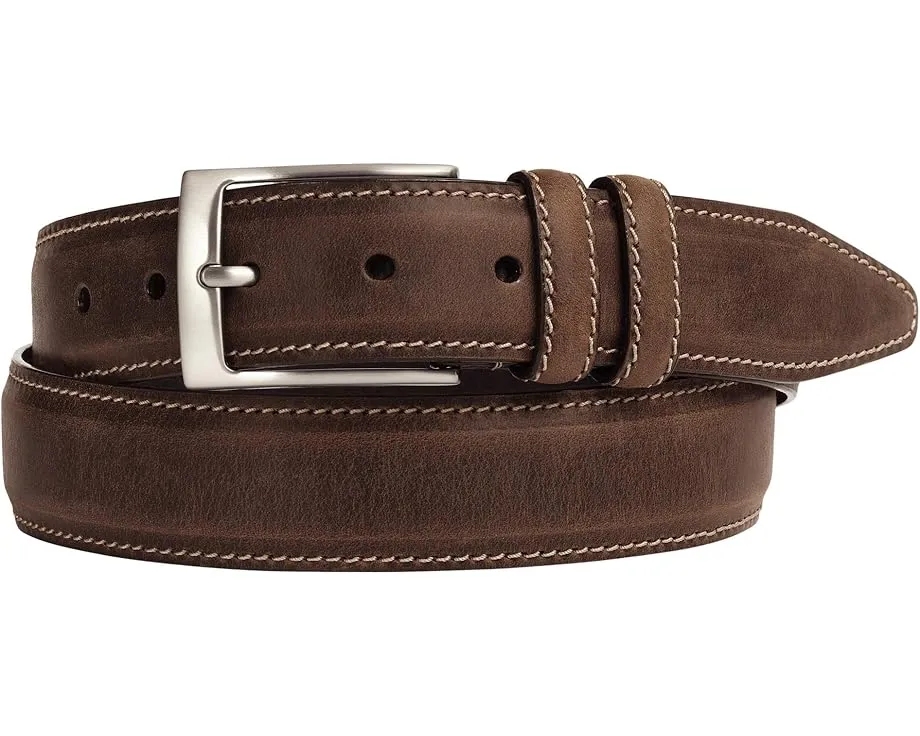 Ремень Johnston & Murphy New Distressed с контрастной строчкой