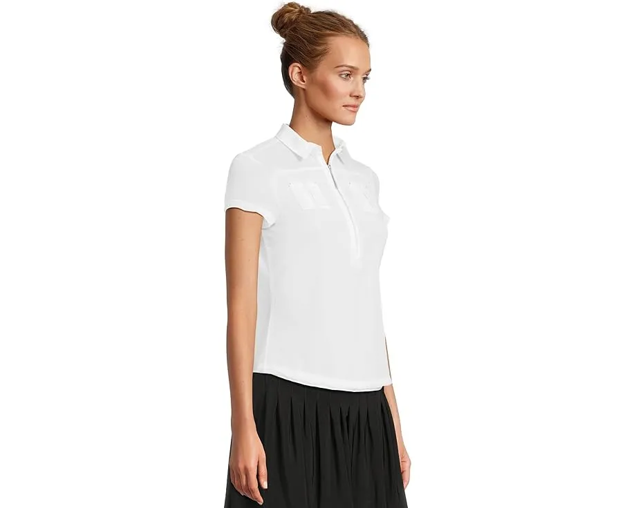 Поло Jamie Sadock Solid Sunsense с сетчатой вставкой и защитой SPF