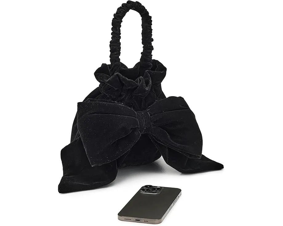 Сумка Free People Belle Velvet Bow из бархата с большим бантом