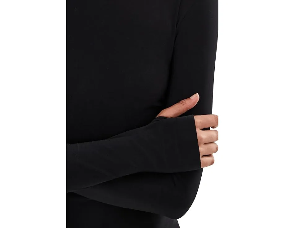 Длинное платье Norma Kamali с водолазкой