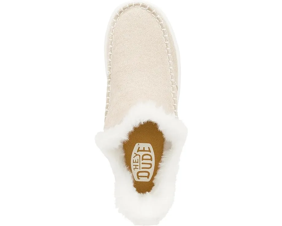 Ботинки Hey Dude Camden Brushed Cozy с водоотталкивающей кожей и искусственным мехом