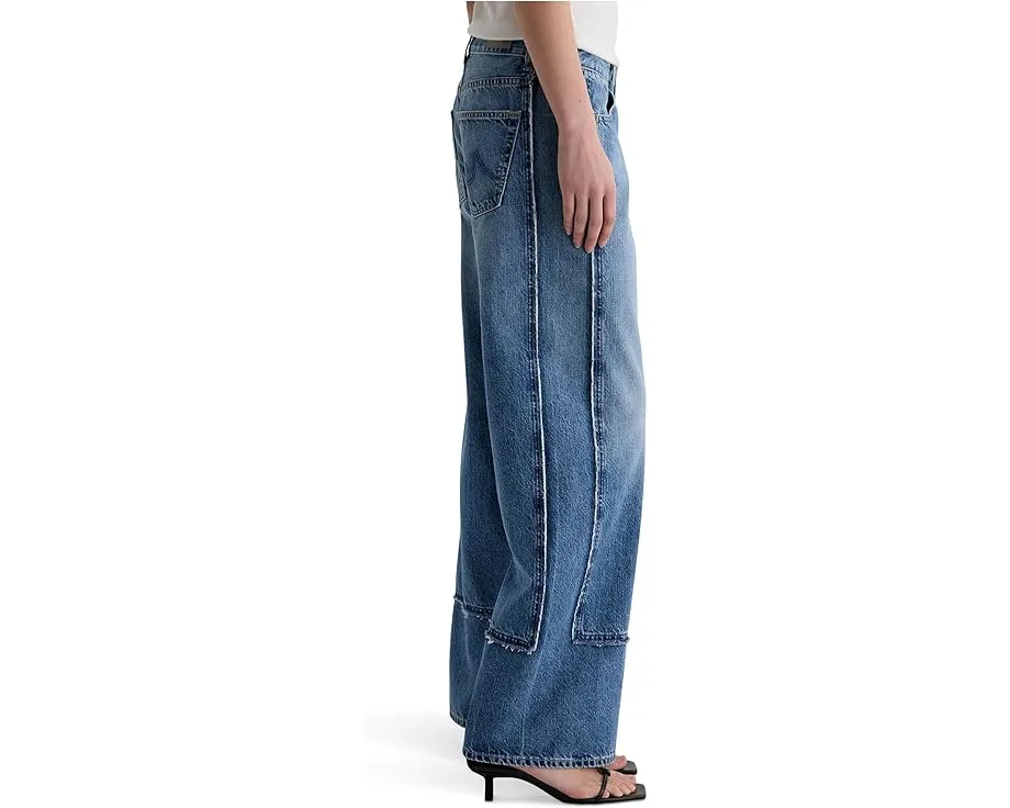 Джинсы AG Jeans Adria с заниженной талией и широкими штанинами в цвете Socialite