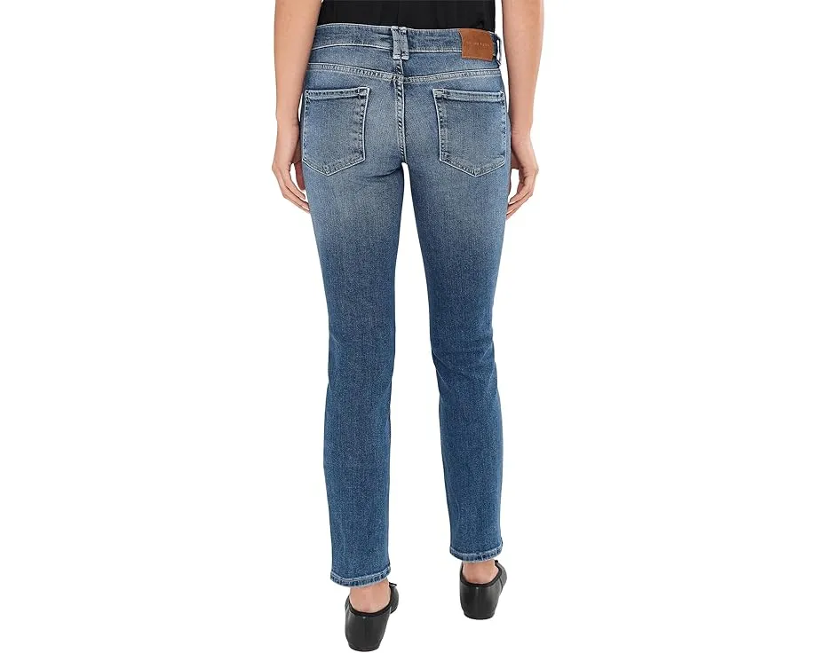 Джинсы Free People Oracle Low Rise Slim Straight с заниженной талией