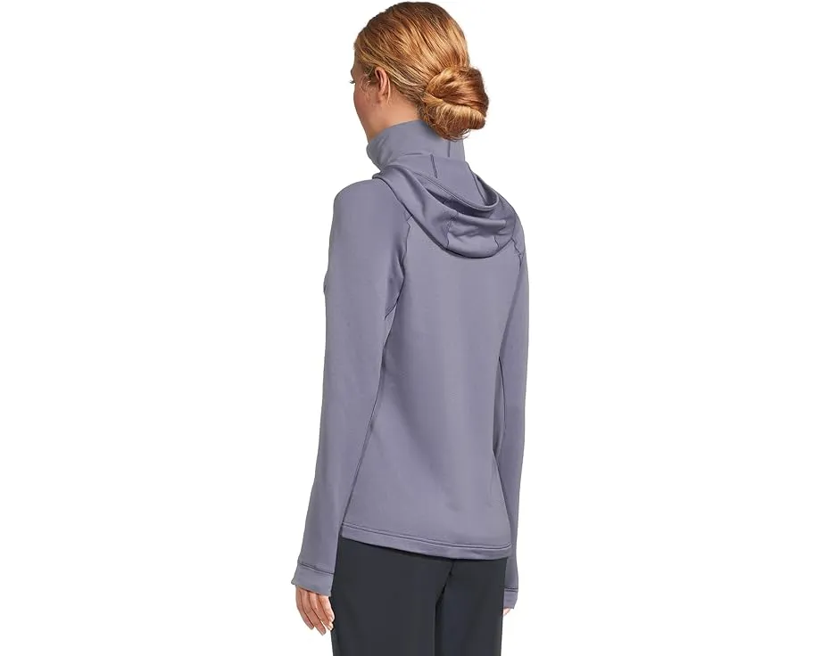 Mountain Hardwear толстовка с капюшоном Up First Tech Fleece с карманом на груди