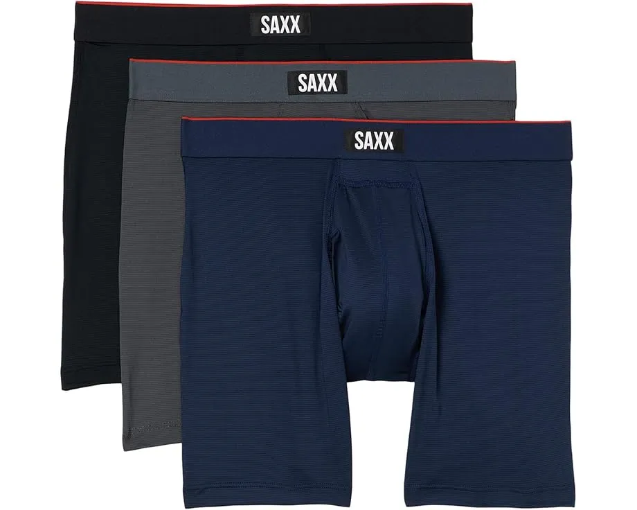 3 пары боксеров SAXX UNDERWEAR Multi-Sport Mesh с технологией BallPark Pouch