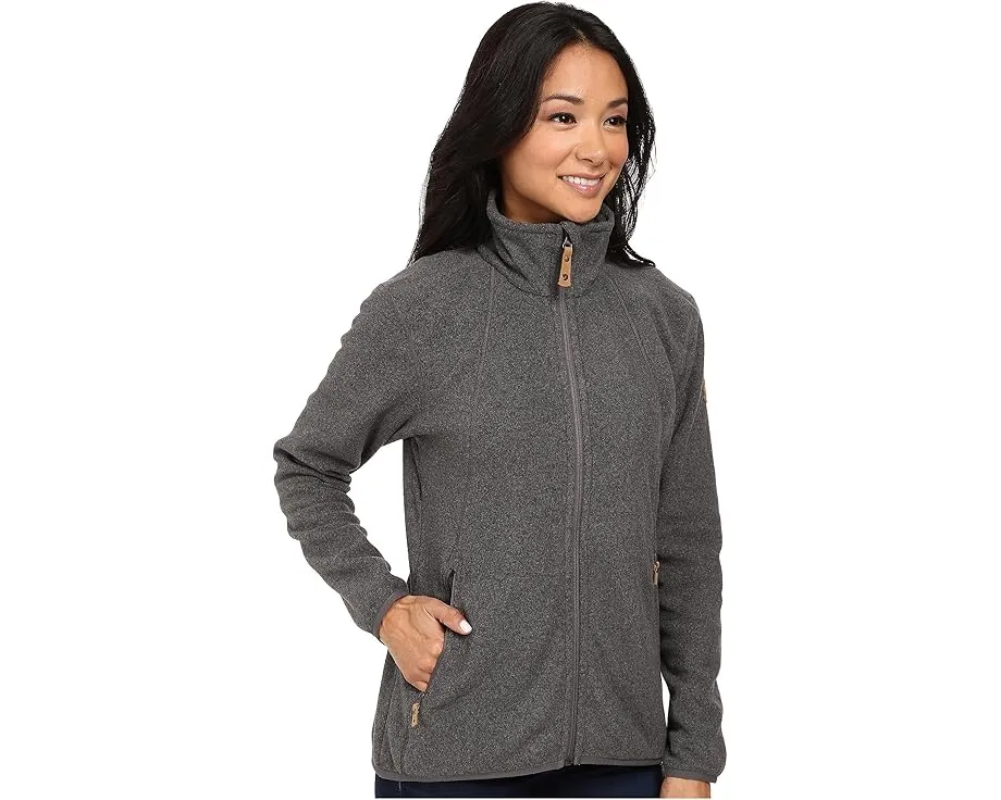 Fjällräven флисовая кофта Stina из переработанного полиэстера с полной застежкой