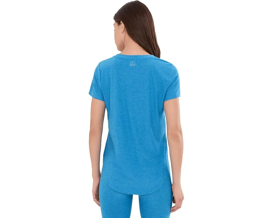 Футболка Beyond Yoga Featherweight On The Down Low Tee из влагоотводящей ткани Spacedye