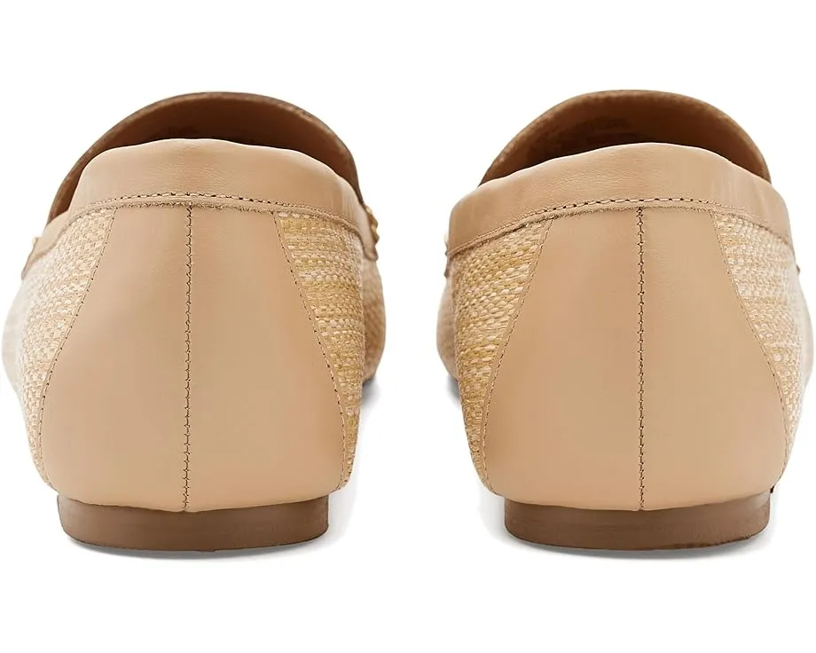 Лоферы Andre Assous Ariane из рафии с цепочкой и квадратным носком