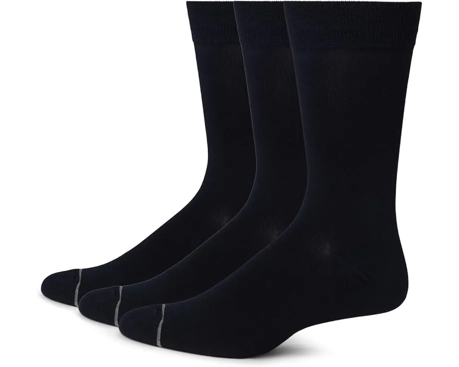 Набор из 3-х пар мужских носков Florsheim Bamboo Flat Crew из бамбука