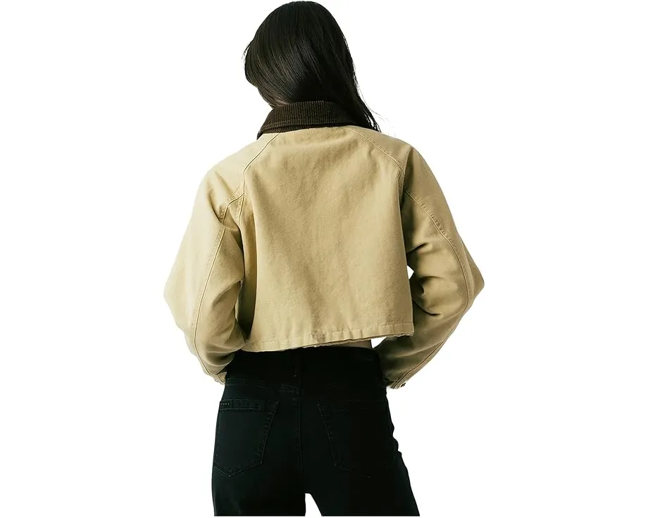 Укороченная куртка Blank NYC Breaking Camp из твила