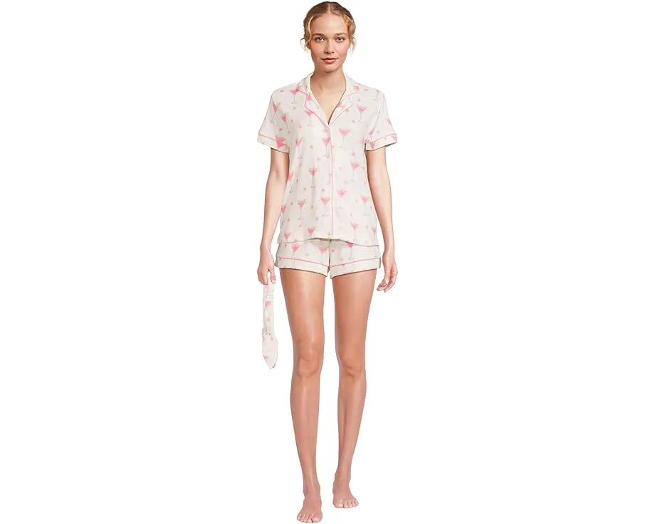 Пижамный комплект P.J. Salvage Tini Time с принтом в виде мартини