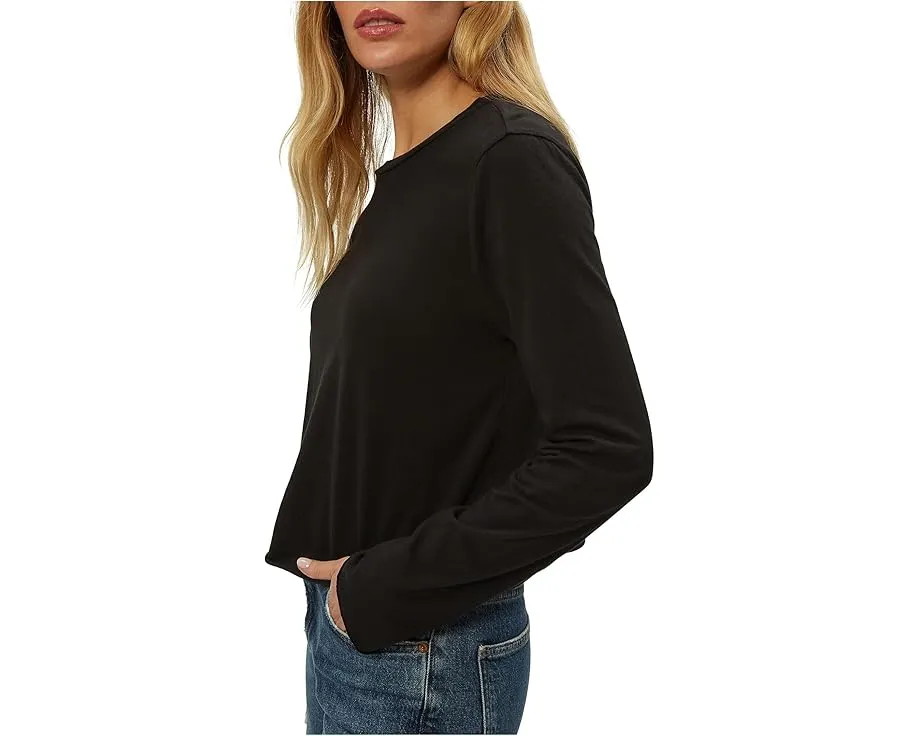 Футболка Michael Stars Aiko с длинным рукавом и круглым вырезом