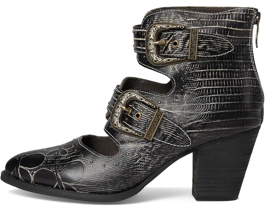 Ботильоны L'Artiste by Spring Step Notched-nature с тиснеными бабочками и пряжками