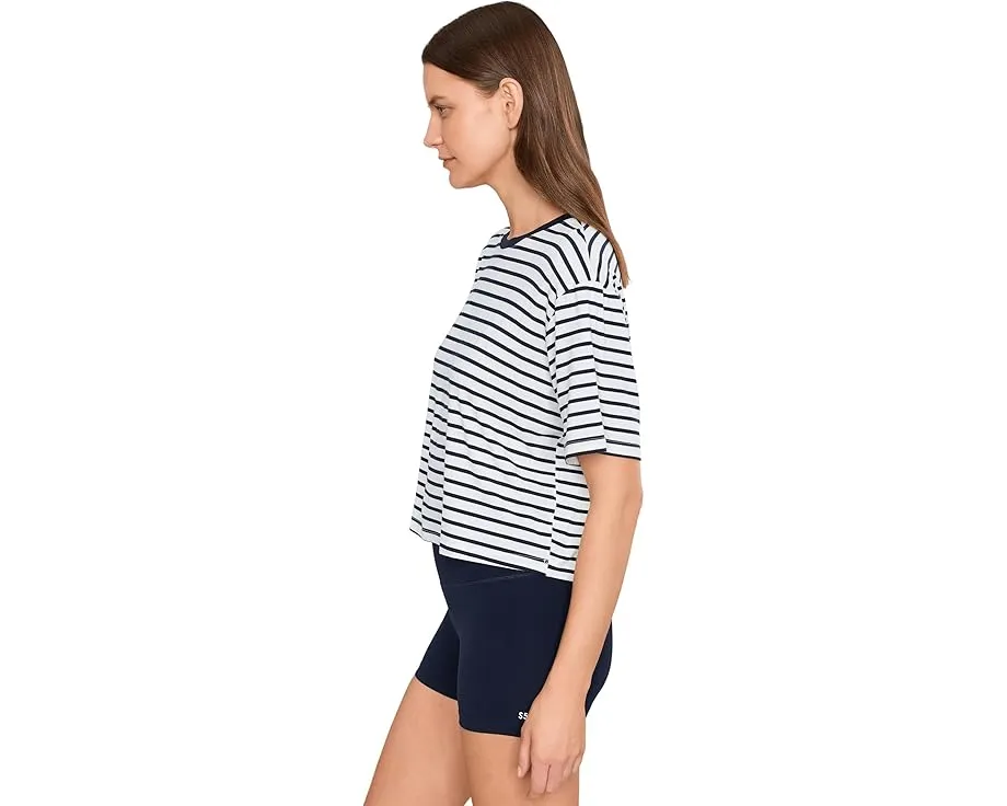 Футболка Splits59 Djuna Oversized Jersey Tee из белой вискозы