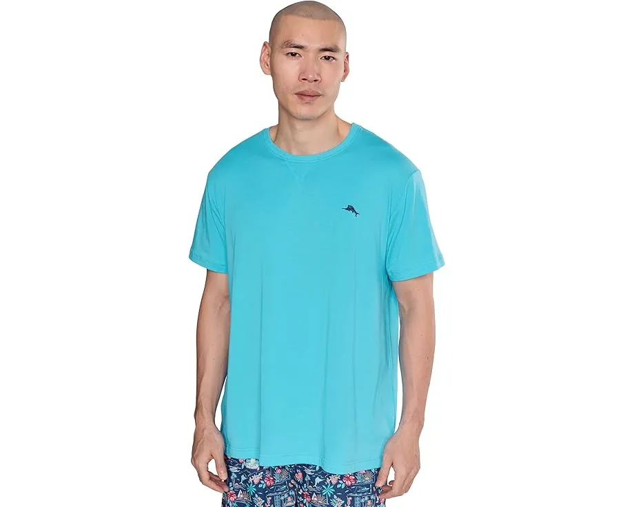 Футболка Tommy Bahama из хлопка и модала с коротким рукавом