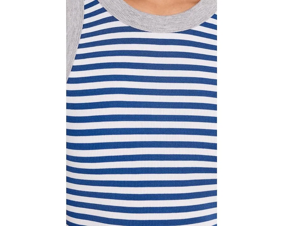 Топ Gina Ringer с контрастной отделкой и спортивным силуэтом Michael Stars