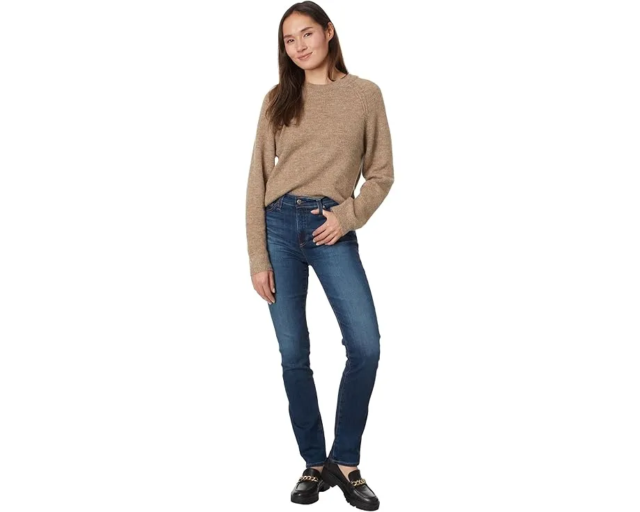Джинсы AG Jeans Mari High Rise Slim Straight с высокой посадкой