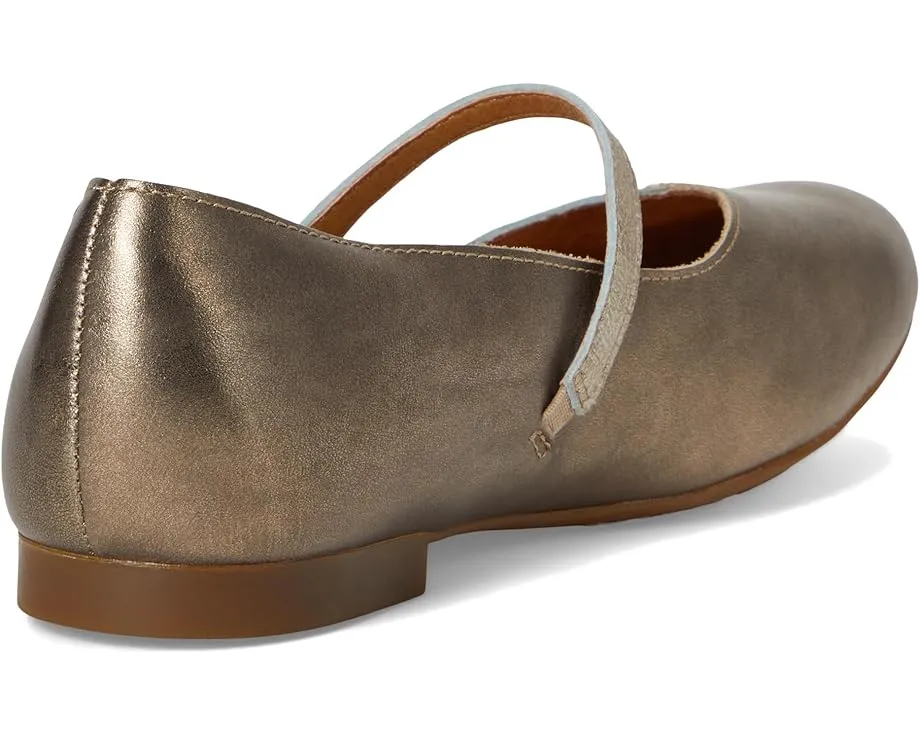 Балетки Pandora из цельнозерновой кожи с ремешком на щиколотке