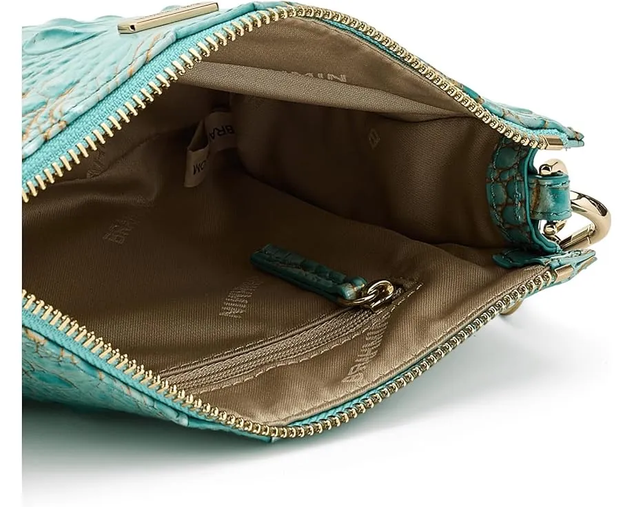 Клатч Brahmin Daisy с ремешком на запястье и застежкой на молнии