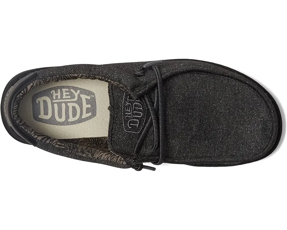 Лоферы Hey Dude Wally Basic для детей с текстильным верхом