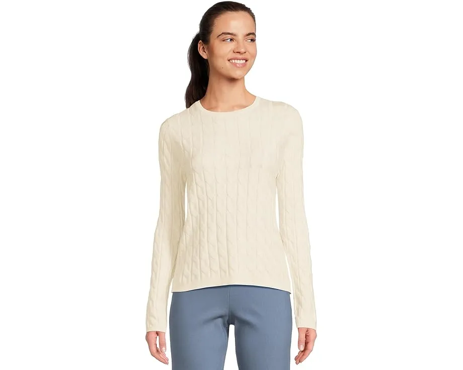 Свитер Elliott Lauren Able Cable с длинными рукавами и воротником-гольф