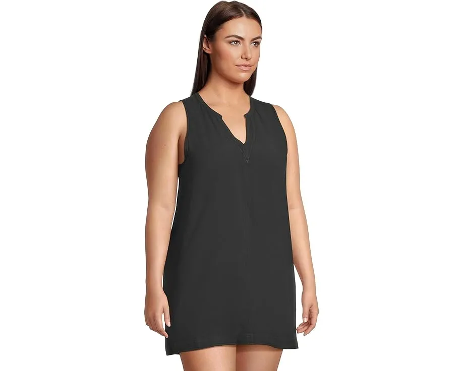 Splendid Мини-платье Chelsea Indigo с V-образным вырезом и карманами