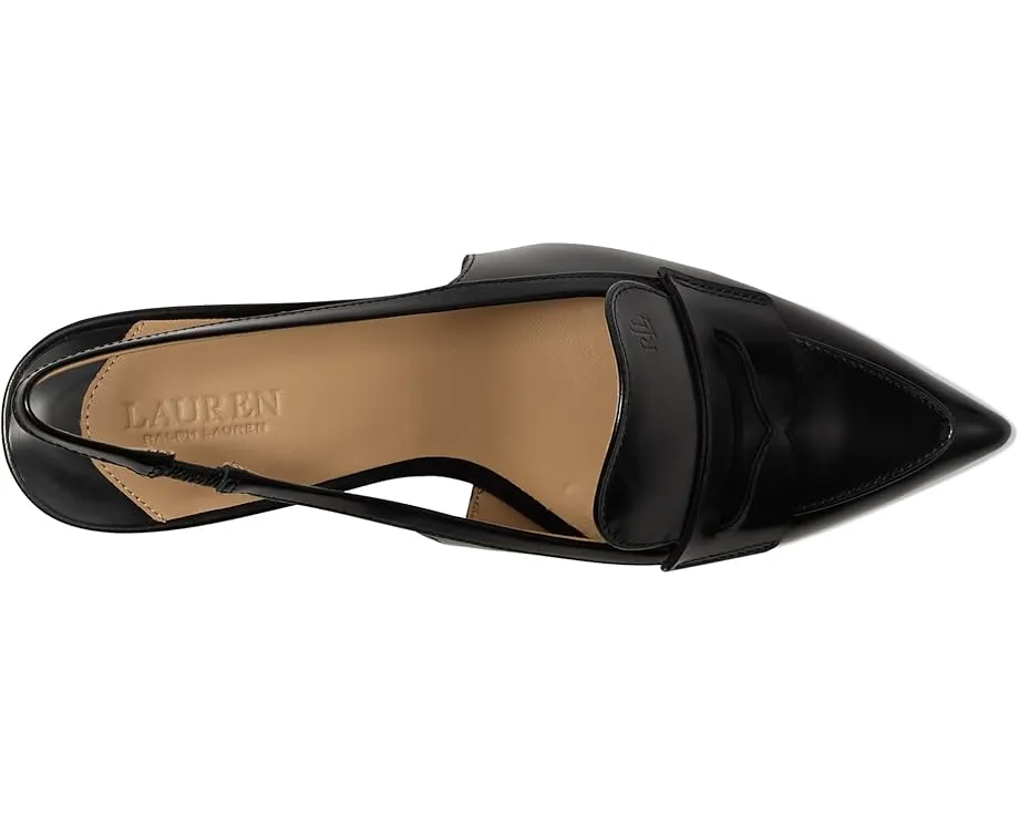 Лоферы Lauren Ralph Lauren Khloe на шпильке с острым носком из натуральной кожи