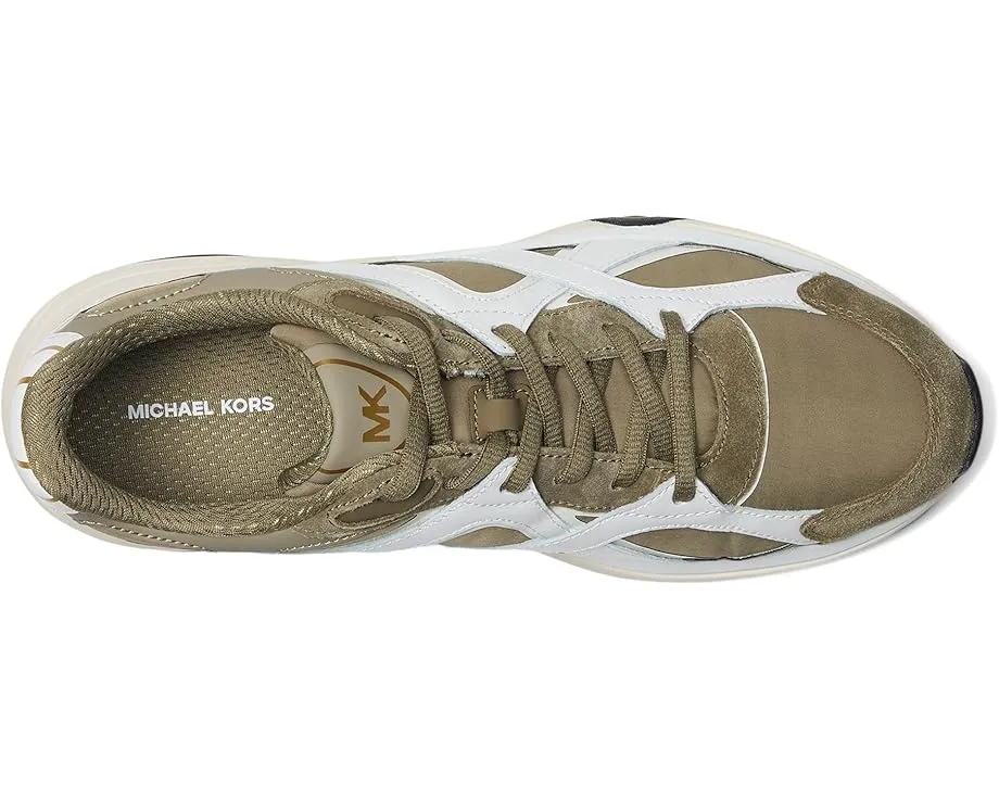 Кроссовки Michael Kors Leo Trainer с многослойным дизайном и логотипом MK