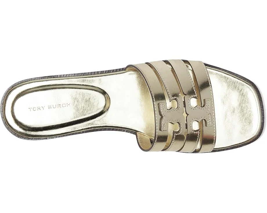 Сандалии Tory Burch Ines Cage Slides с плетеным верхом в стиле кейдж
