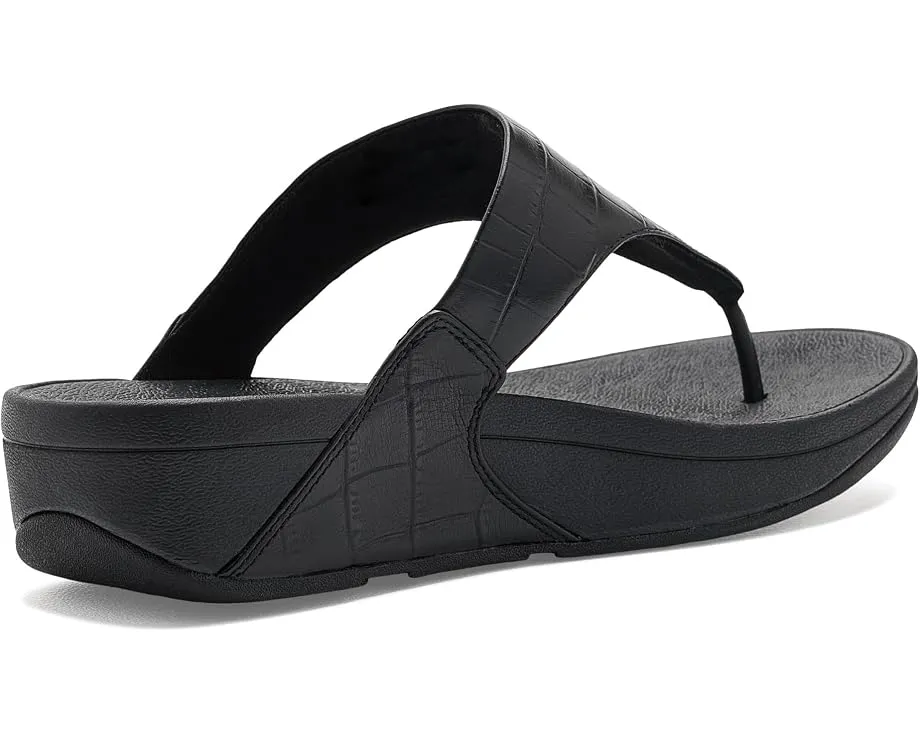 Сандалии Lulu Crocodile FitFlop с ремешком на перемычке