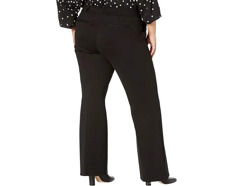 Брюки NYDJ Plus Size с расклешенными штанинами и эластичным поясом