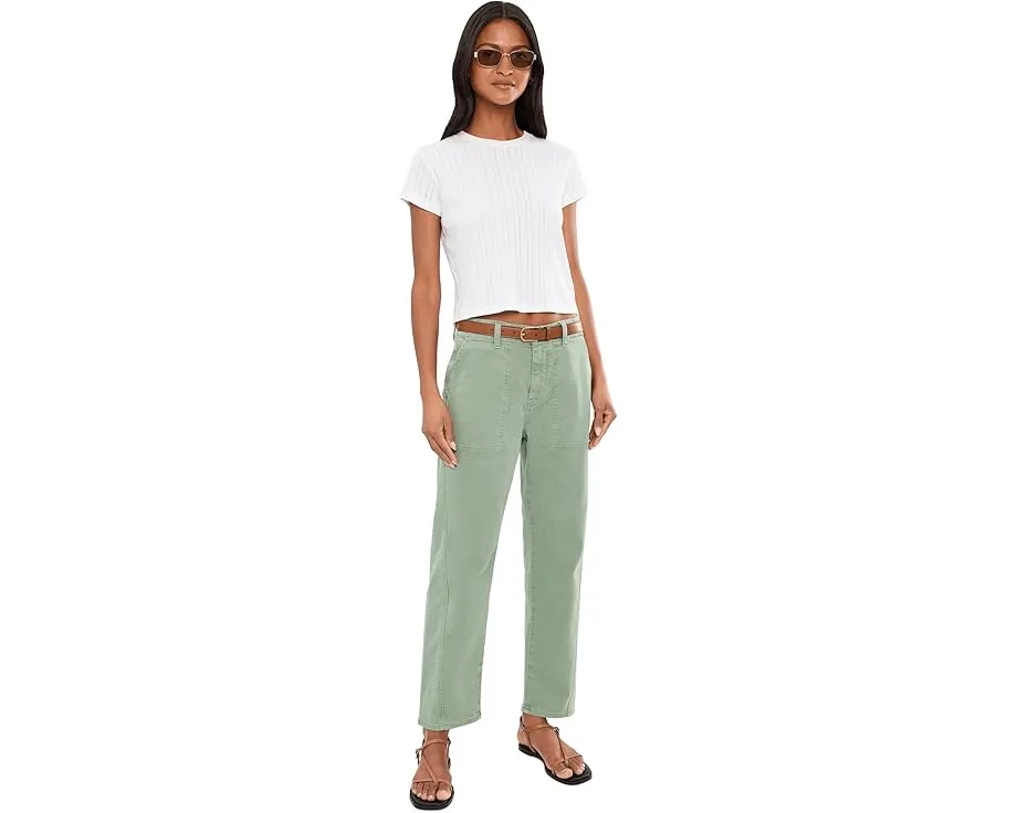 AG Jeans Analeigh брюки карго средней посадки Sulfur Faded Moss