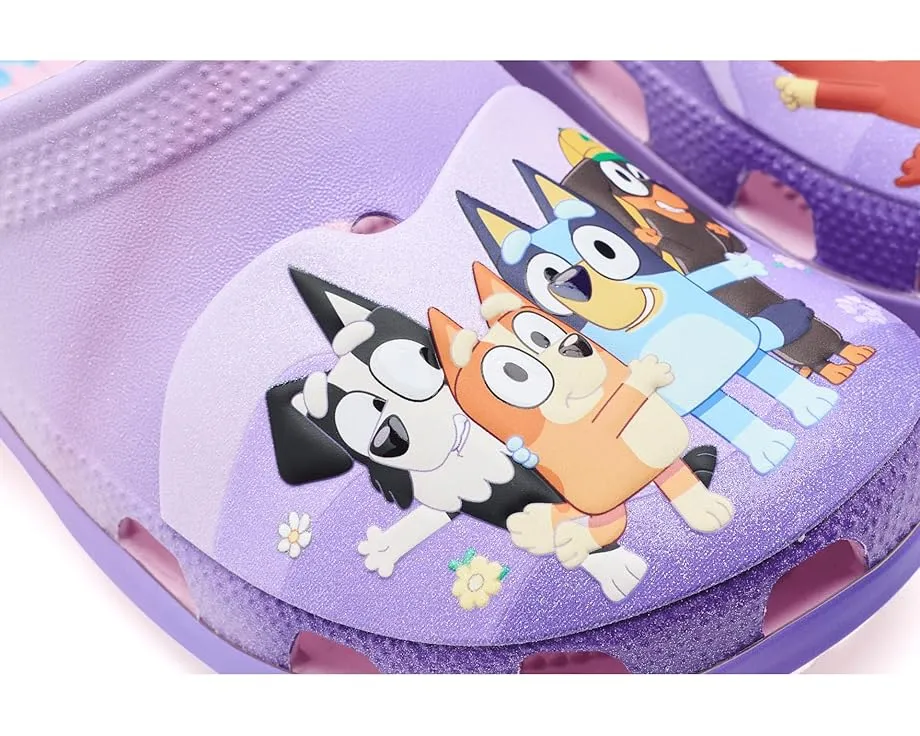 Кроксы Crocs Kids Bluey Classic Clogs с персонажами для детей