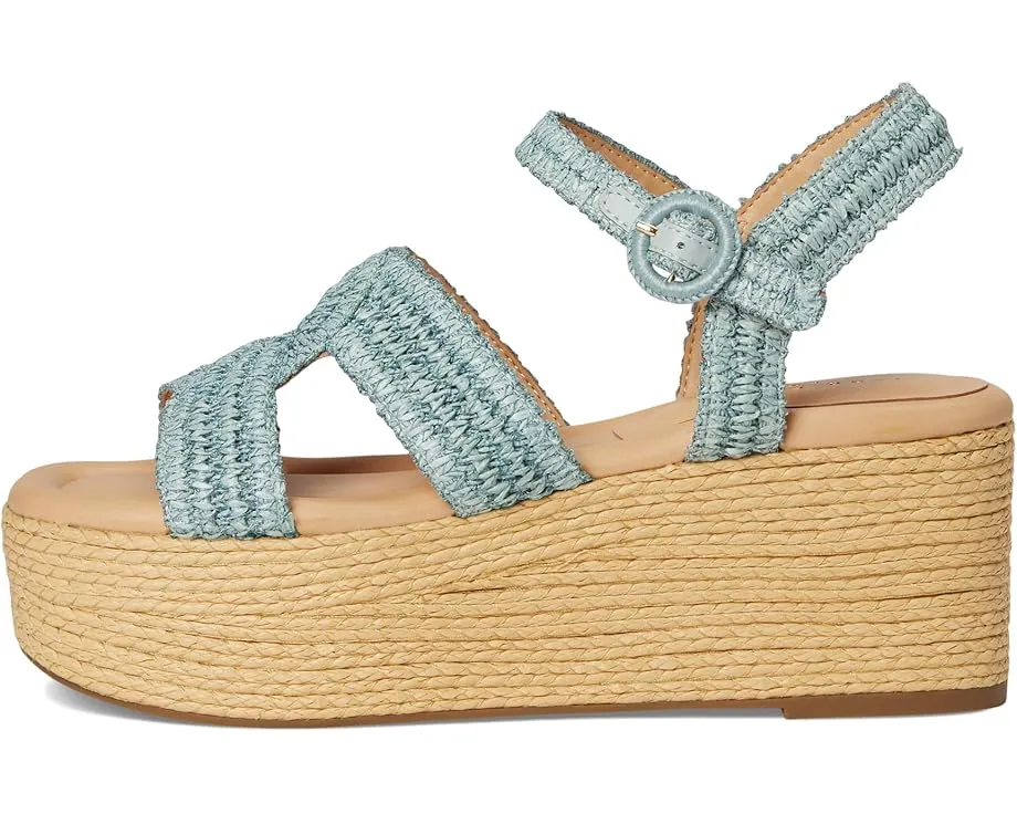 Женские босоножки Marc Fisher LTD Payley на высоком каблуке-танкетке с квадратным носком