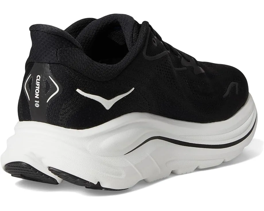 Беговые кроссовки Hoka Clifton 10 с амортизацией и дышащим жаккардовым верхом