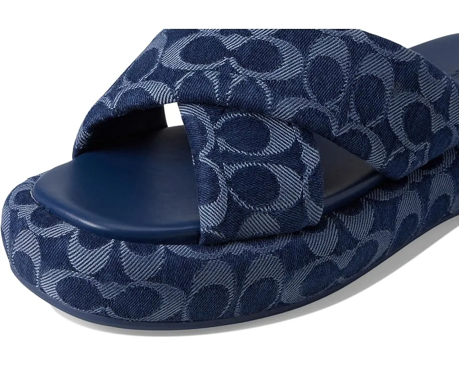 COACH Сандалии Penelope Signature C с перекрестными ремешками и логотипом