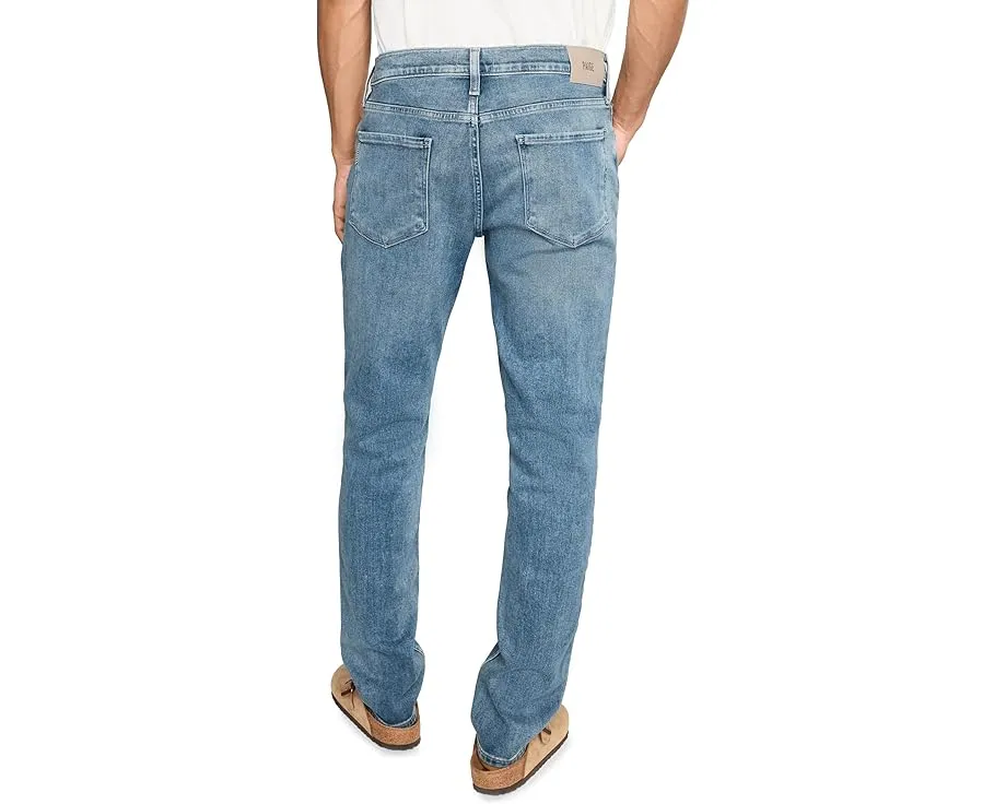 Джинсы Paige Federal Transcend Vintage Slim Straight в среднем оттенке Keppler
