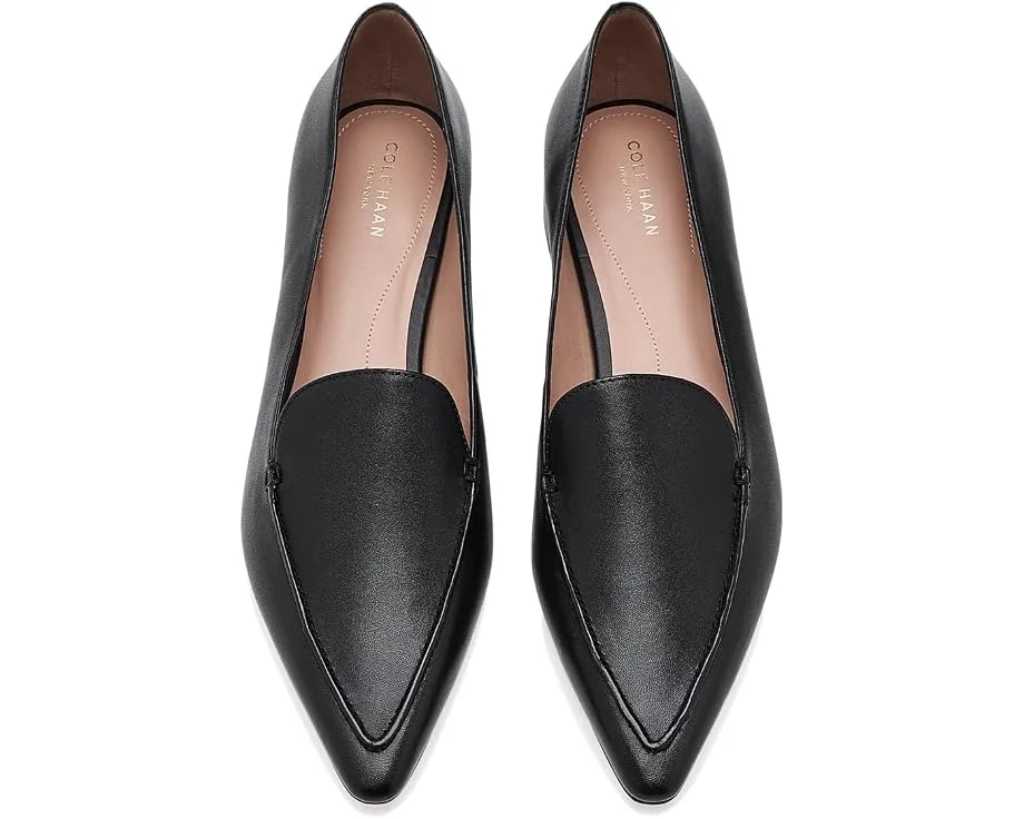 Лоферы Beatrice от Cole Haan с квадратным носком из черной кожи