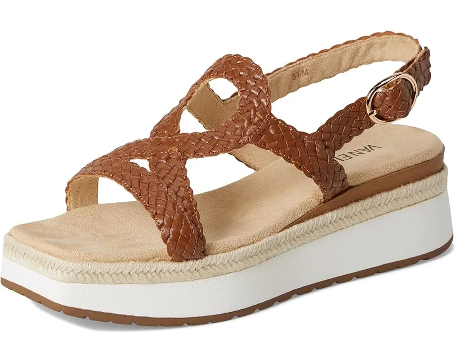 Туфли Emalia от Vaneli с перекрещивающимися лентами и кожаной подкладкой