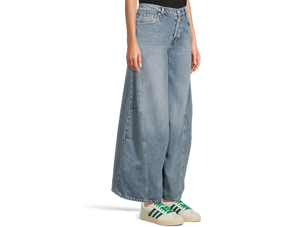 Джинсы Free People Westward Demi с широкими штанинами и классическим кроем