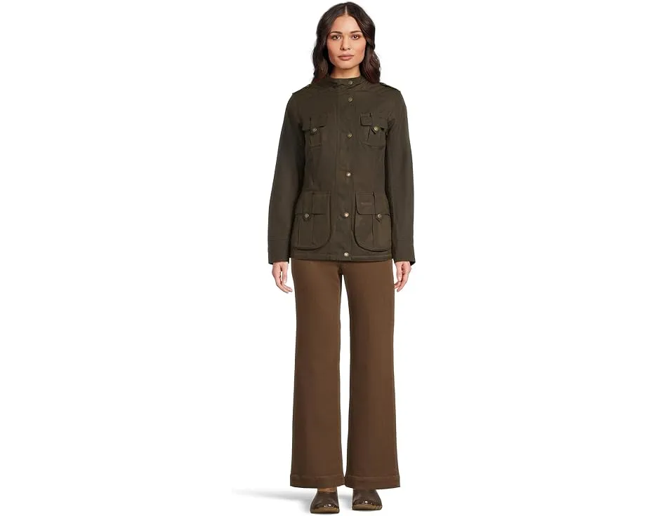 Barbour Winter Defence Wax куртка для холодной погоды с четырьмя карманами