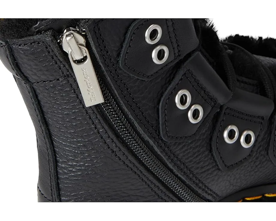 Ботинки Dr. Martens 1460 Lace To Toe с меховой подкладкой и шнуровкой