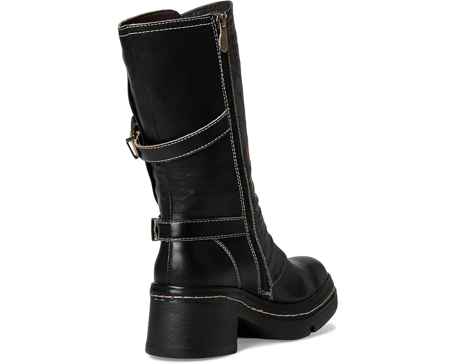 Высокие сапоги Coolvibes с вышивкой и каблуком 6 см