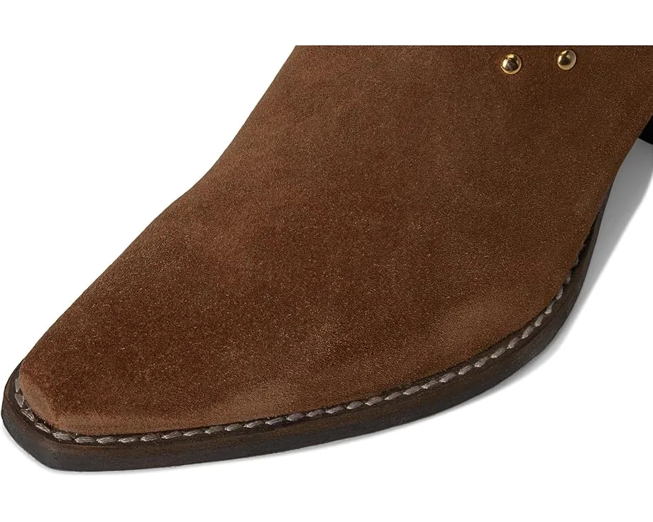 Ботильоны Dingo Rodeo Queen из замши и меха с декоративными шпильками